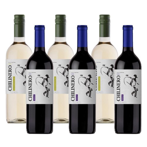 Case of 6 Mixed Chilinero Red & White Wine